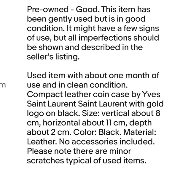 Saint Laurent Black Leather Wallet - Picture 9 of 9